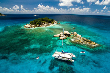 Cousin, Curieuse and St Pierre Islands on Oplezir Catamaran - From Praslin