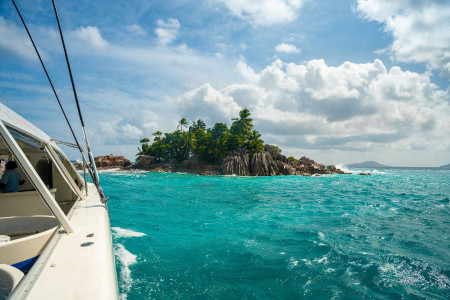 Cousin, Curieuse and St Pierre Islands on Oplezir Catamaran - From La Digue