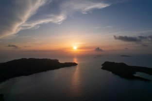 Curieuse and St Pierre Catamaran Cruise with Sunset - from La Digue