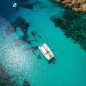 aerial view catamaran