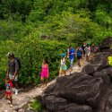 6- Visitors on trail