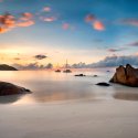 1 - Sunset on Praslin