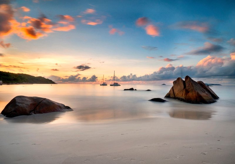 1 - Sunset on Praslin