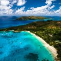 Aerial view of beach