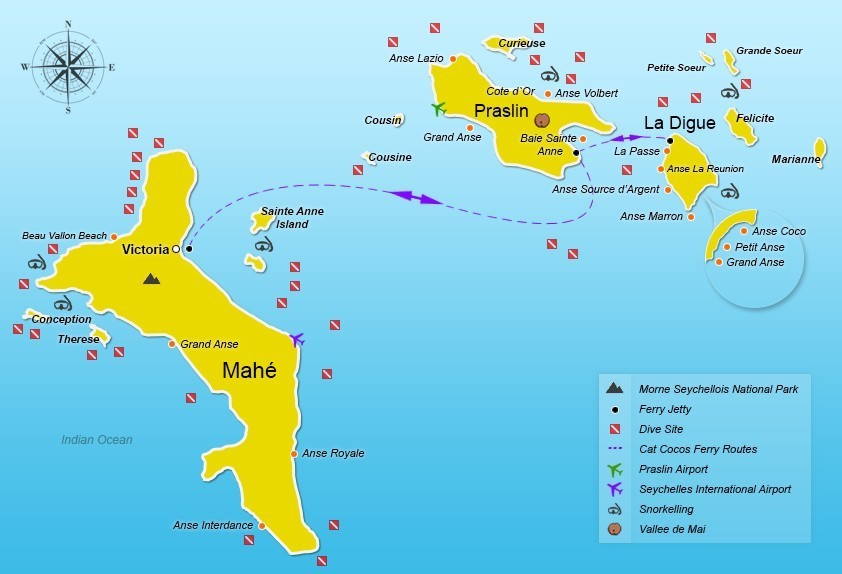 Cat Cocos: Fast ferry service from Mahe to Praslin / La Digue ...